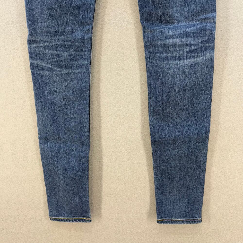 AG-ED Denim Jeans Women's 26R The Farrah Skinny Blue Adriano Goldschmied Preppy - Picture 5 of 13